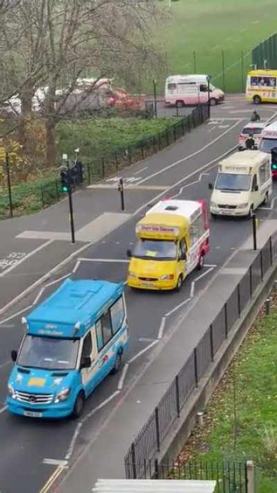 Ice Cream Seller's funeral cortege