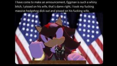 Shadow the Hedgehog - President of the United States of America, 2022 (meme by @RayOfDimlight)