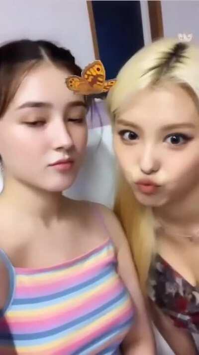 (Momoland) NANCY and AHIN - &quot;A Money Shot Moment&quot; w/slowmo