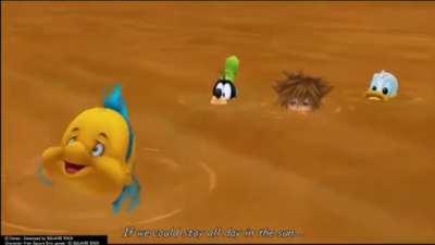 That one time in Kingdom Heart II when Sora wasn't in the mood