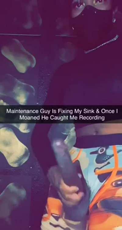 Lucky maintenance man