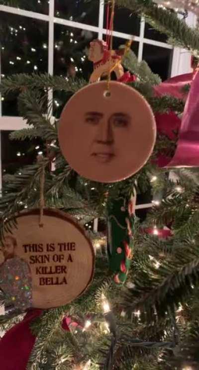 My sister lives across the country from me and we exchange ornaments every year. She claims this year will top 2020 and 2021.