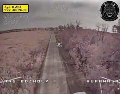 UA 109th Territorial Defense Brigade's &quot;Muramasa&quot; drone team targeted Russian supply/transport routes in the Povrovsk direction, using FPV strike drones to hit numerous vehicles, as well as Russian infantry riding on/in those vehicles. Published September