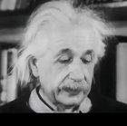 Albert Einstein explaining E=mc2