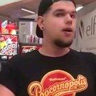 Guy confronts cashier because he didn't like his Ice
