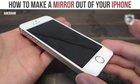 How to make a mirror out of your iPhone - Credit: youtube.com/user/hakaihan