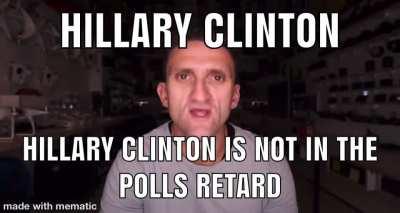 Guys I’m voting hillary clit guys let’s do this