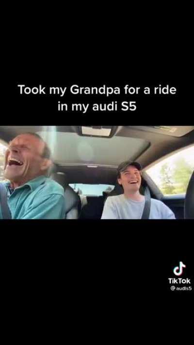 A ride with grandpa