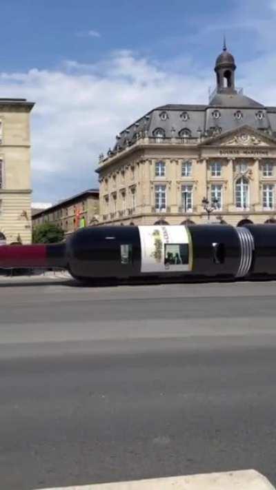 Bordeaux wine train in France