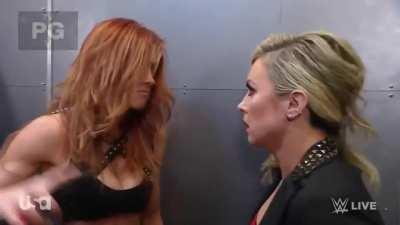 aww what's the matter becky upset the bianca cuts your hair earlier that's what you get for trying to cut her hair and beside bianca just gave you a nice haircut