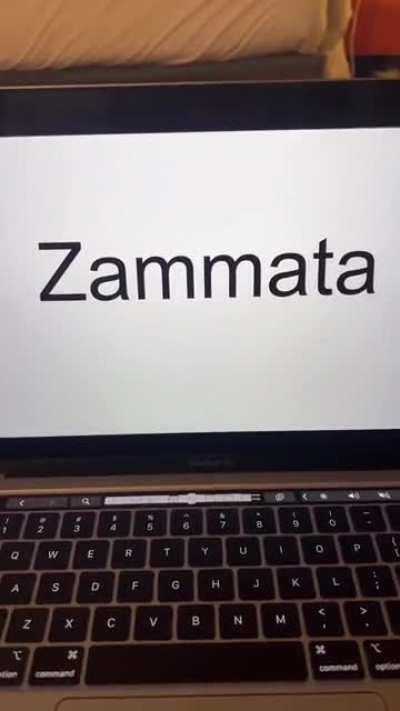 What's zamatta ? Hahahaha