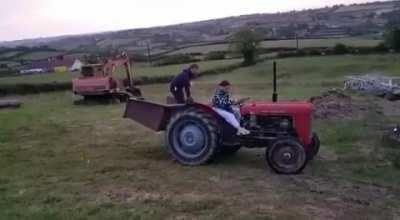 HMFT after I go for a tractor ride.