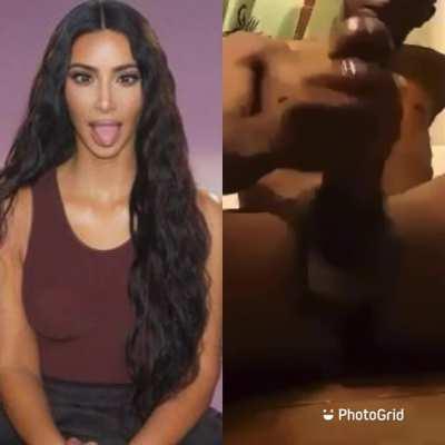 Kim lusting over daddy’s cum