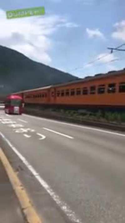 A train in japan