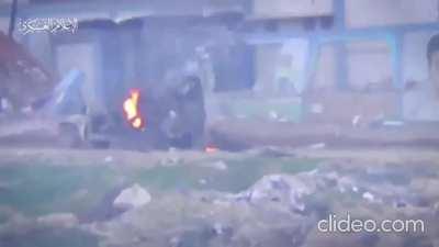 resistence fighters clashing with idf troops