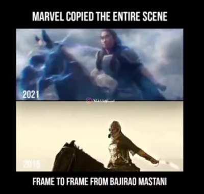 recently found this .... this scene from Shang Chi was exact replica of Bajirao Mastani ??? Thoughts