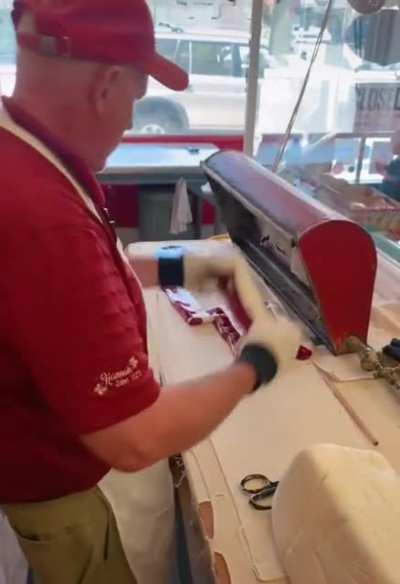 This guy making candy