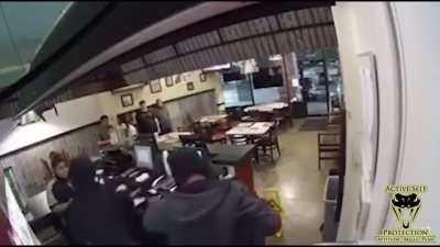 Armed robbery victim unwilling to let thieves off so easy.