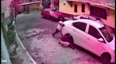 Child crushed by car reversing in Mexico