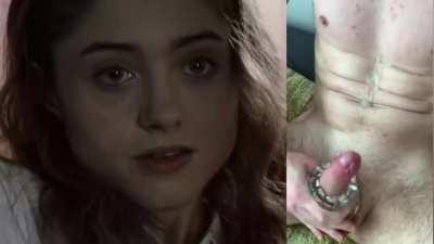 Getting milked by Natalia Dyer and my fleshlight. Who's next?