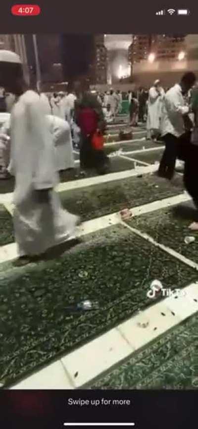 In Mecca, millions of cockroaches came out from under the ground, so the prayer was stopped and everyone ran away. God knows who is doing what and who is correct Your views in these ??