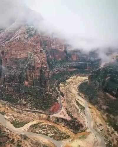 Moody days in Zion National Park, USA