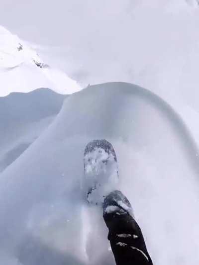 Dream line at tordrillo mountain, Alaska