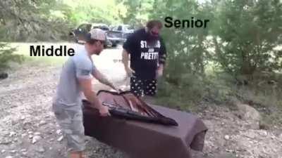 Middle VS Senior 😂