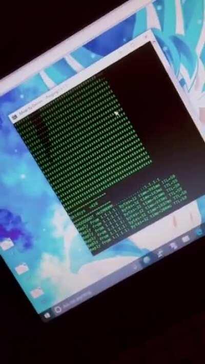 Found on tik tok, he said he was giving away “free ip pingers”