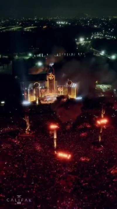 Rammstein concert from above