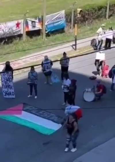 Protesta en contra de Milei en Mar del Plata