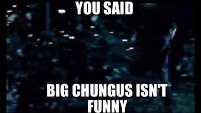 NOO BIG CHUNGUS IS FUNNY 🤬🤬😡