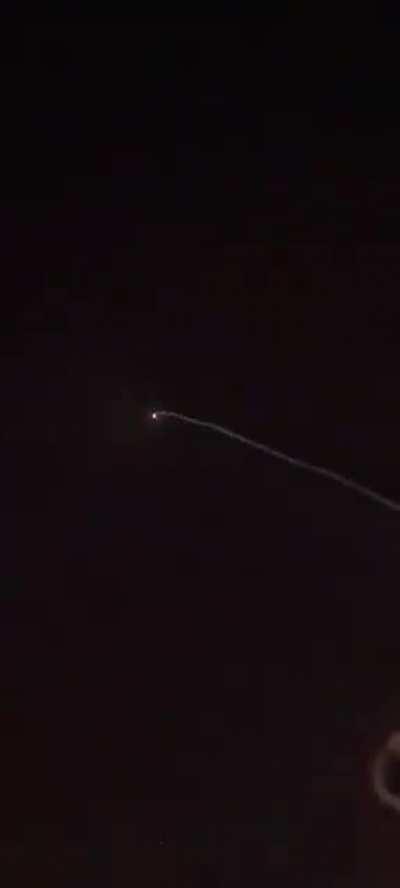 The Iron Dome Aerial Defense System intercepts rockets over southern Israel [12/05/2021]