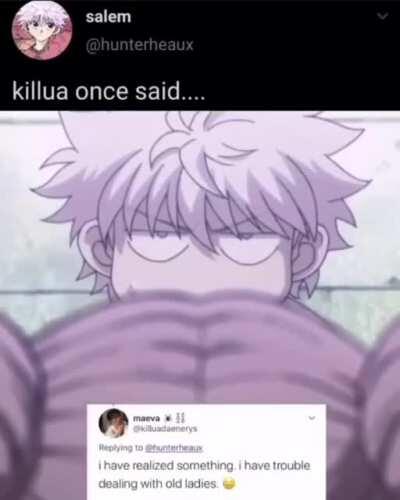 Killua version,since you all loved gon one