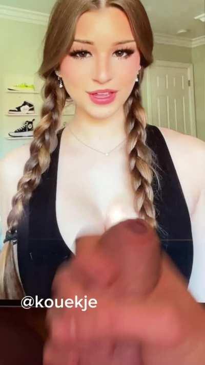 Brooke monk cum tribute (full video and all my other tribute are on my telegram Chanel link on my profile)