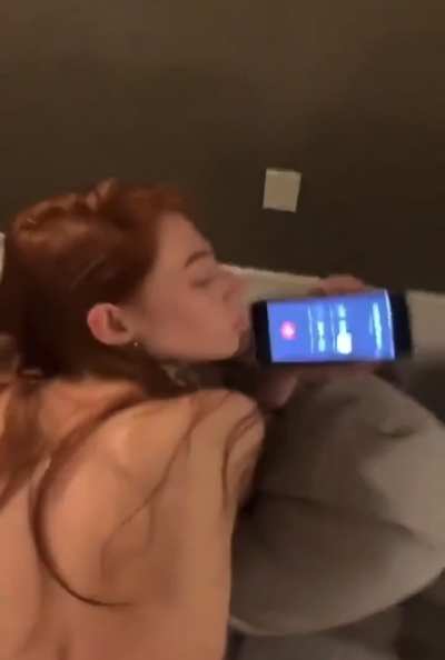 her boyfriend called her but that didn’t stop her from taking this bbc