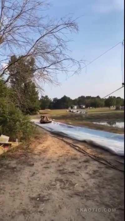 Have a great time on the new water-slide