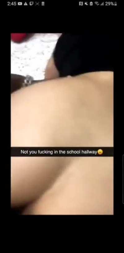 Kasi getting fucked at school WTFFFF she’s a freak fr