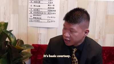 How NOT to start an interview with a REAL Yakuza member