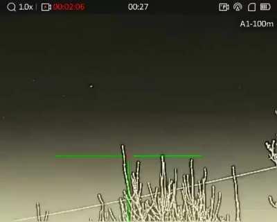 IR footage of a Ukrainian SAM (possibly UK-supplied ASRAAM) intercepting a Russian UAV