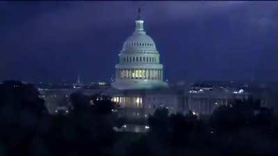 'Twas a dark and stormy night at the US Capitol…