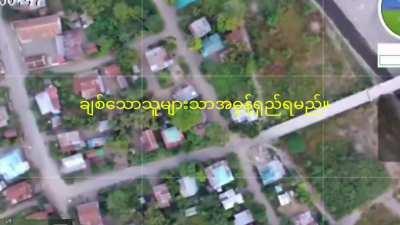 Footage of Myanmar Junta Drone Operators Bombing Alleged People's Defense Force (PDF)/Anti-Junta Positions in Shan State and other places (December 19th, 20th, and 22nd) (Junta Soldiers Edited the Music in)