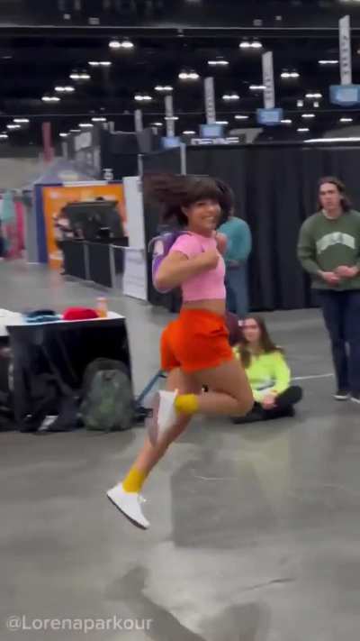 Cute Dora cosplay