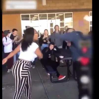 White student says, “Go pick my cotton, it’s that way.” to Black student.