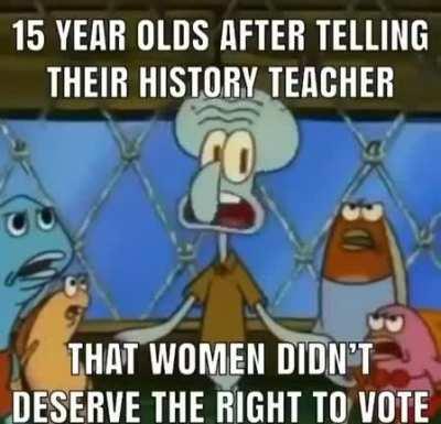 Women's suffrage? cringe