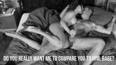 Use your promiscuous pussy to compare and conquer