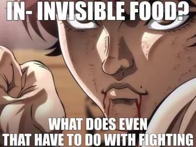 invisible food, that's what it's all about