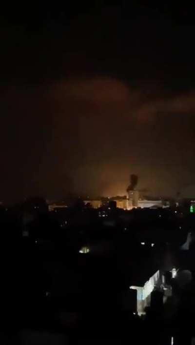 Extremely heavy wide-scale shelling on Gaza a short while ago (5/14/2021)