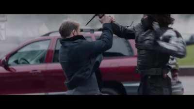 Cap Fighting The Winter Soldier on the Freeway is the Gold Standard for Action Scenes in MCU Movies. Few Action Scenes have hit it's Level.