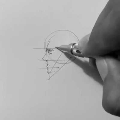 This art exercise on how to draw a face